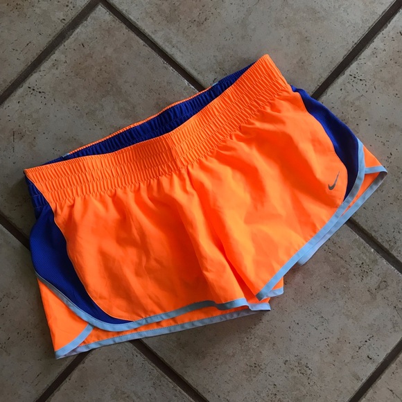 Nike Shorts | Neon Orange Nikeshorts | Poshmark